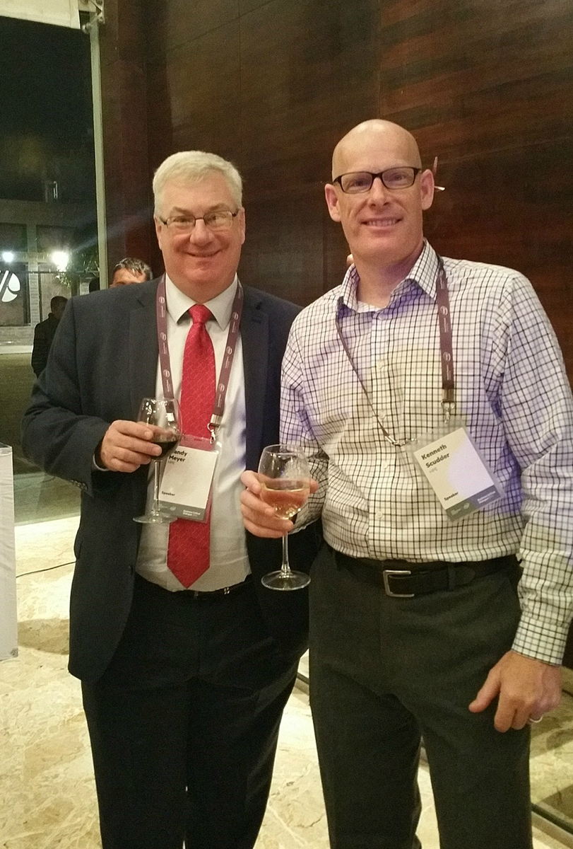 XYPROTechnology's tweet photo. XYPRO's Ken Scudder &amp; @HPE_Servers @meyer_randy greet customers at #INNUG Jaipur! https://t.co/4qK9ZzqGCZ https://t.co/ZxY2qEzGIW