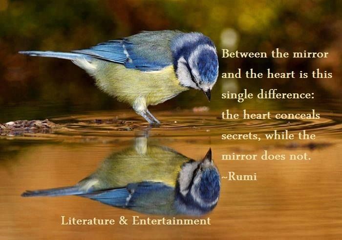 anamika274's tweet photo. Between the mirror and the heart is this single difference; the heart conceals the secrets while the mirror does not https://t.co/bp03t0mMYP