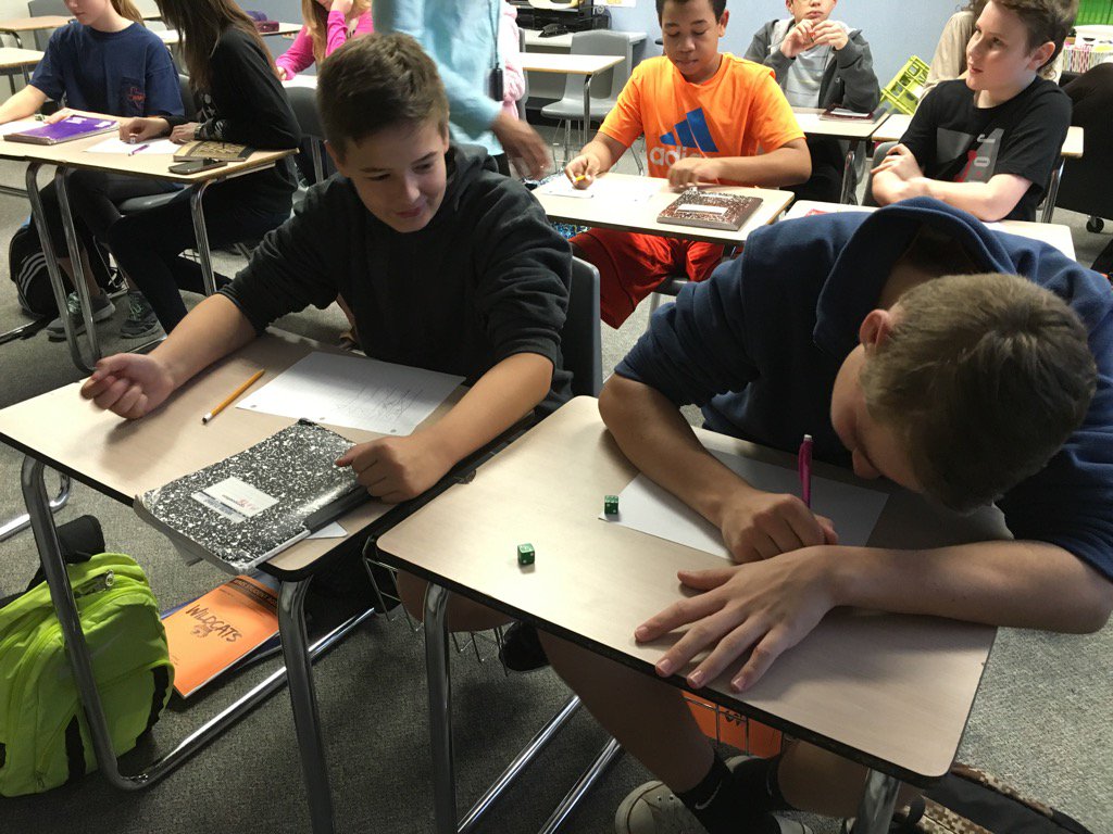 Enjoying being back with the students!!#probability#wmsleads#risdlearnsmath