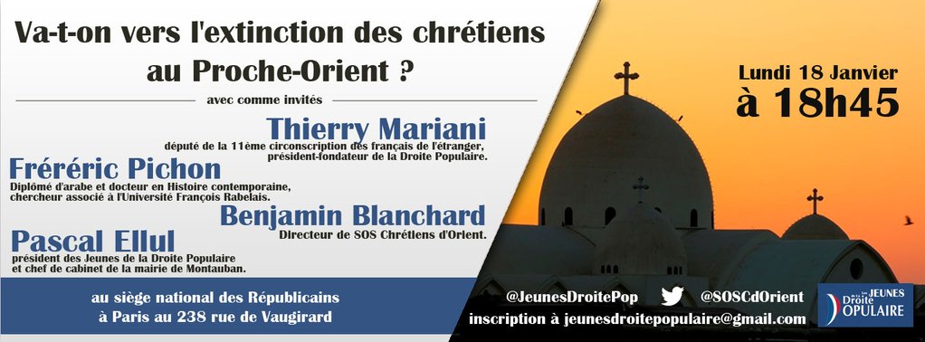 JDroitePop30's tweet photo. Rencontre des @jeunesdroitepop cc @ThierryMARIANI @pichon_frederic @PascalEllul @SOSCdOrient https://t.co/pS5cYMgVXI