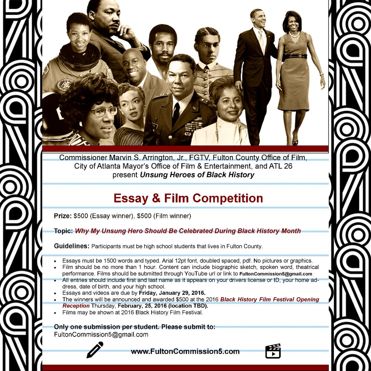 FultonComm5's tweet photo. Please share this awesome opportunity today! #BHFF #FultonArts https://t.co/XMwyrY9NLh