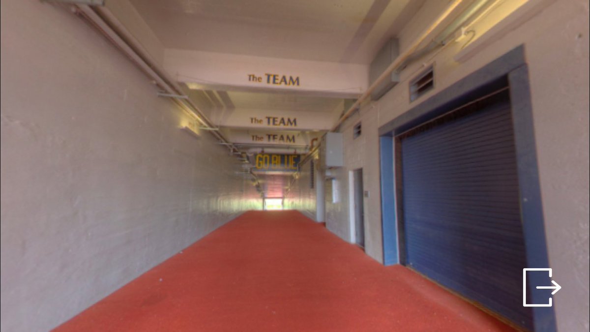 UMichFootball's tweet photo. Ever dreamed about running through the Michigan Stadium tunnel?

Now you can, via VR. » https://t.co/1IKweesHbA https://t.co/GK2GK58VA5