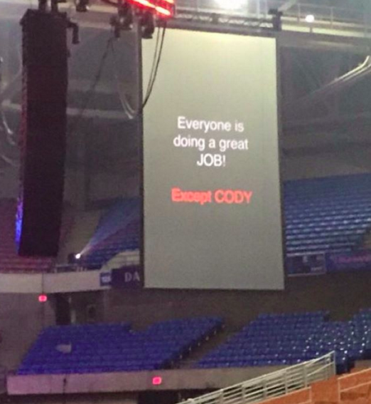 Get it together, Cody.