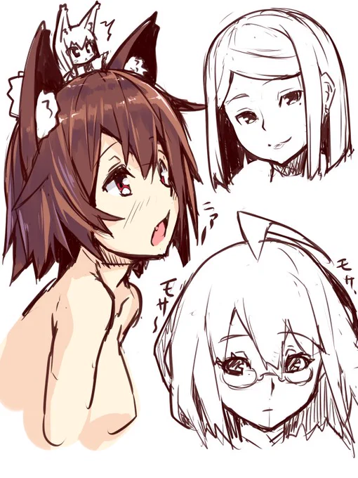深夜のひっそり落書き!少し昨日より年齢層を上げた落書きです!流行の絵っぽく無いですが・・・古臭くならないように何か1手間2手間加えたいですね。うーん絵はむずかしいなー。 