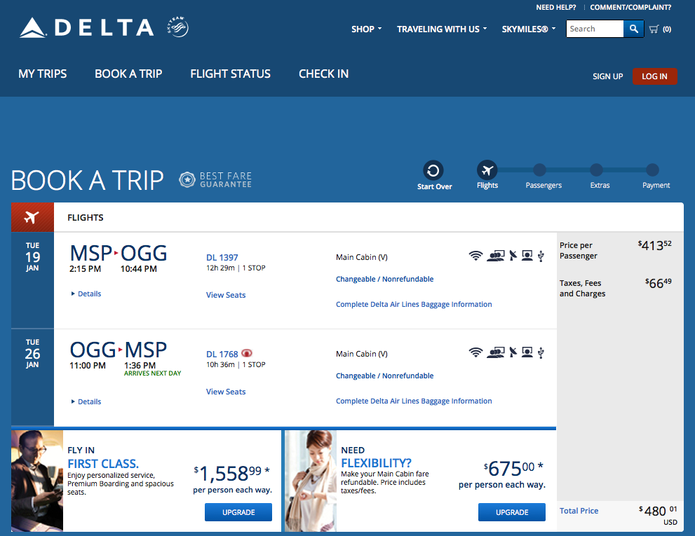 airfarewatchdog's tweet photo. Minneapolis #MSP to Maui #OGG $481 round-trip on @Delta for winter travel https://t.co/gBvRKqAxWL https://t.co/E0j0FIkpje