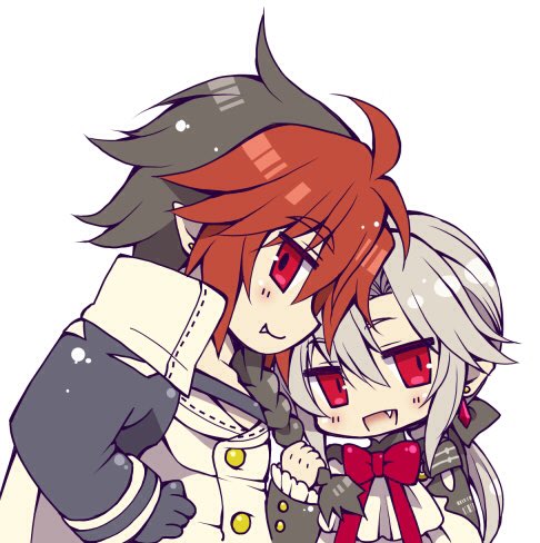 Crowley (chibi! with chibi!Ferid)