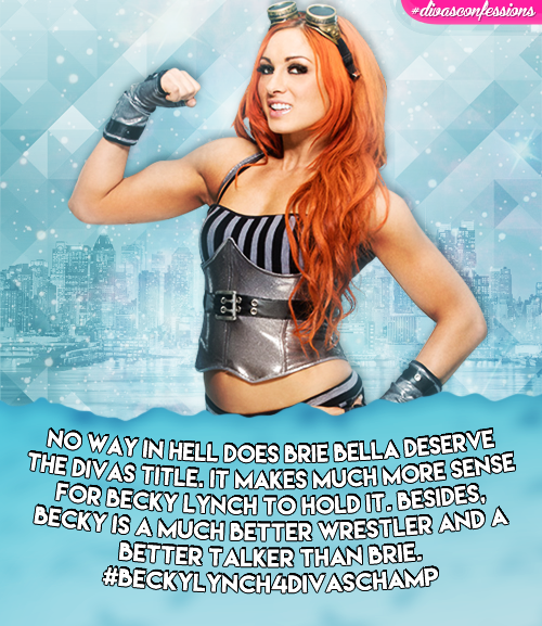 Mickie_Mania's tweet photo. No way in hell does Brie Bella.. #DivasConfessions https://t.co/zOnvQf9sIs