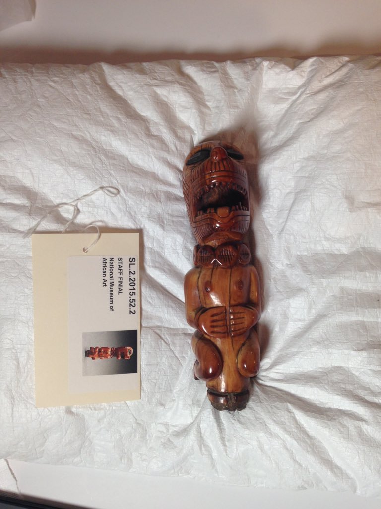 YaelleBiro's tweet photo. And it's a wrap! Final work in #KongoPower being packed... @NMAfA @metmuseum #behindthescenes https://t.co/k4SaoydjPH