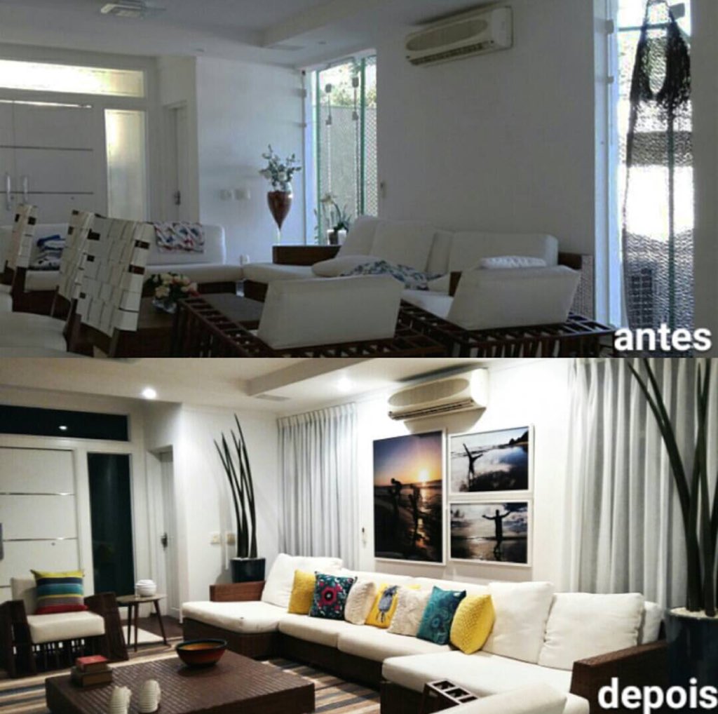 ديكور اليوم ! on Twitter "قبل وبعد تصميم غرف المعيشة وغرف النوم .. 