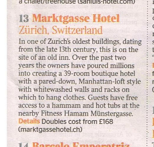 marktgassehotel's tweet photo. #thetimes features #marktgassehotel in its round-up of the best new hotels for 2016 https://t.co/PGJ7N27R7E https://t.co/vkxKtaR338