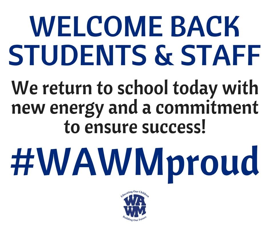 WAWM School District tweet media