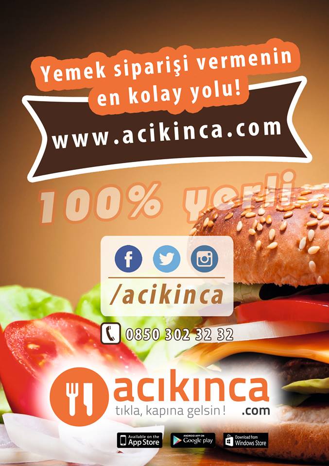acikinca's tweet photo. Yemek siparişi vermenin en kolay yolu! Tıkla, kapına gelsin! https://t.co/OmmsUdyP66 https://t.co/pfao8NisOG