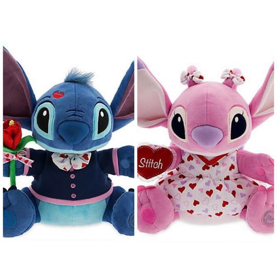 stitch valentines day plush