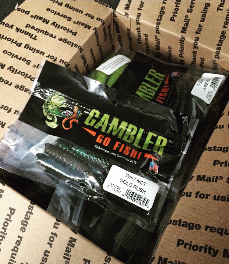 A small box of goodies from <a href="/gamblerlures/">Gambler Lures</a>! Best big fish baits you can buy!