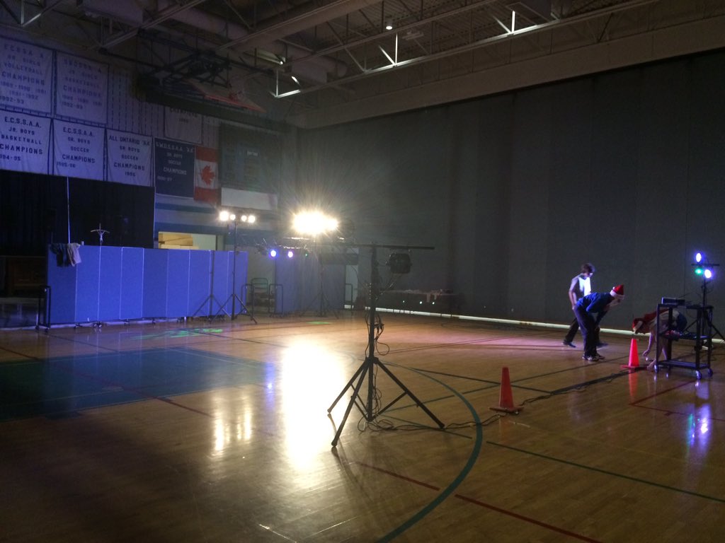 villytech's tweet photo. Pep rally setup https://t.co/9NIyogLsp5