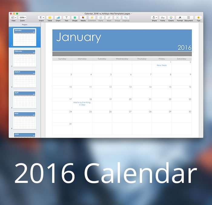 calendar template for pages mac calendar template for pages mac