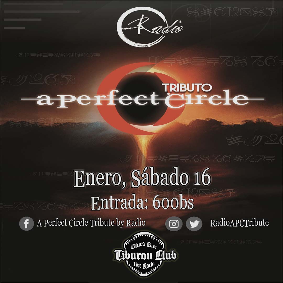 radioapctribute's tweet photo. Este #Enero16 Llevaremos nuestro #TributoAPerfectCircle a @TiburonClubBB , recreando sus éxitos más emblematicos! https://t.co/jnsoe78FvY