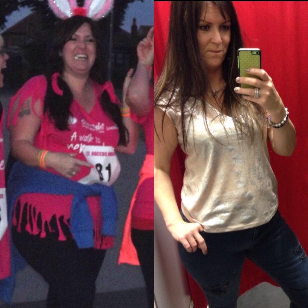 Lisamayflower's tweet photo. Eeek!! #before and #after #5stone 10lb #weightloss #53weeks #love #slimmingworld #fat to #fit https://t.co/dhs0C27H2U