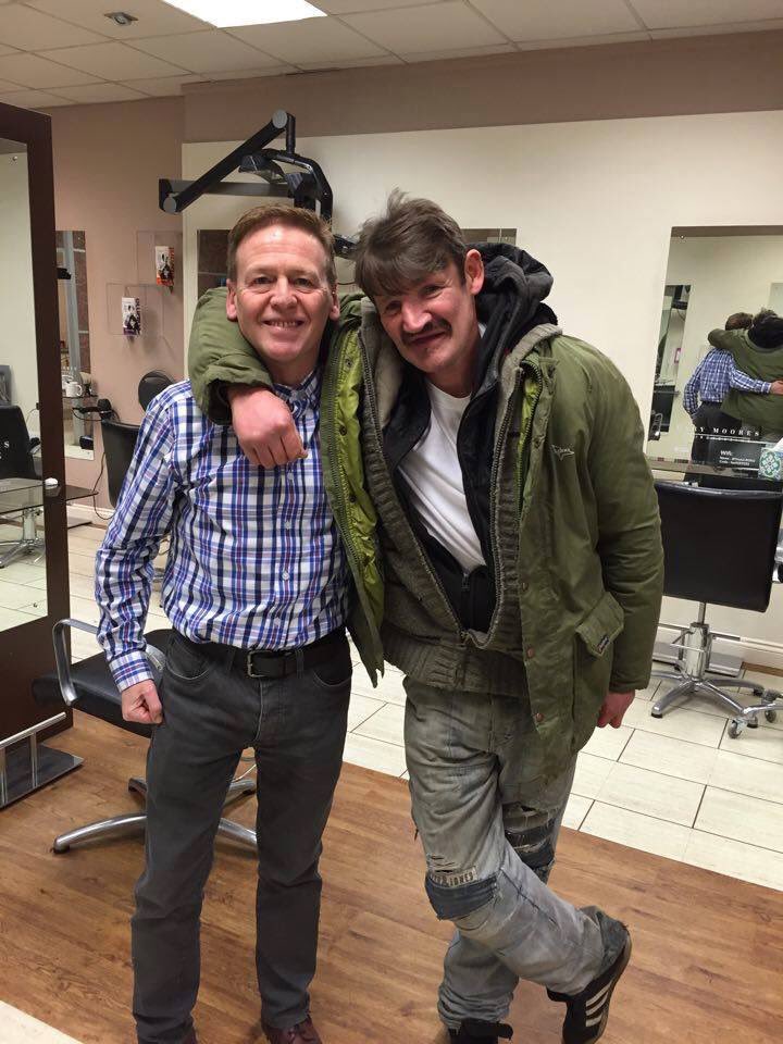 TamesideBible's tweet photo. Snaps after his new haircut with Barber Gary Moores. Happy New Year Snaps you little hunk 👊 https://t.co/x1YZ8iKT9K