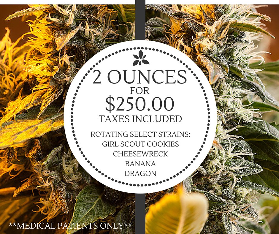 AMCHDenver's tweet photo. **MEDICAL** SELECT Strains on sale 2 ounces for $250 (inc tax)! Rotating selection of amazing strains!! https://t.co/vbrzwTRrqx