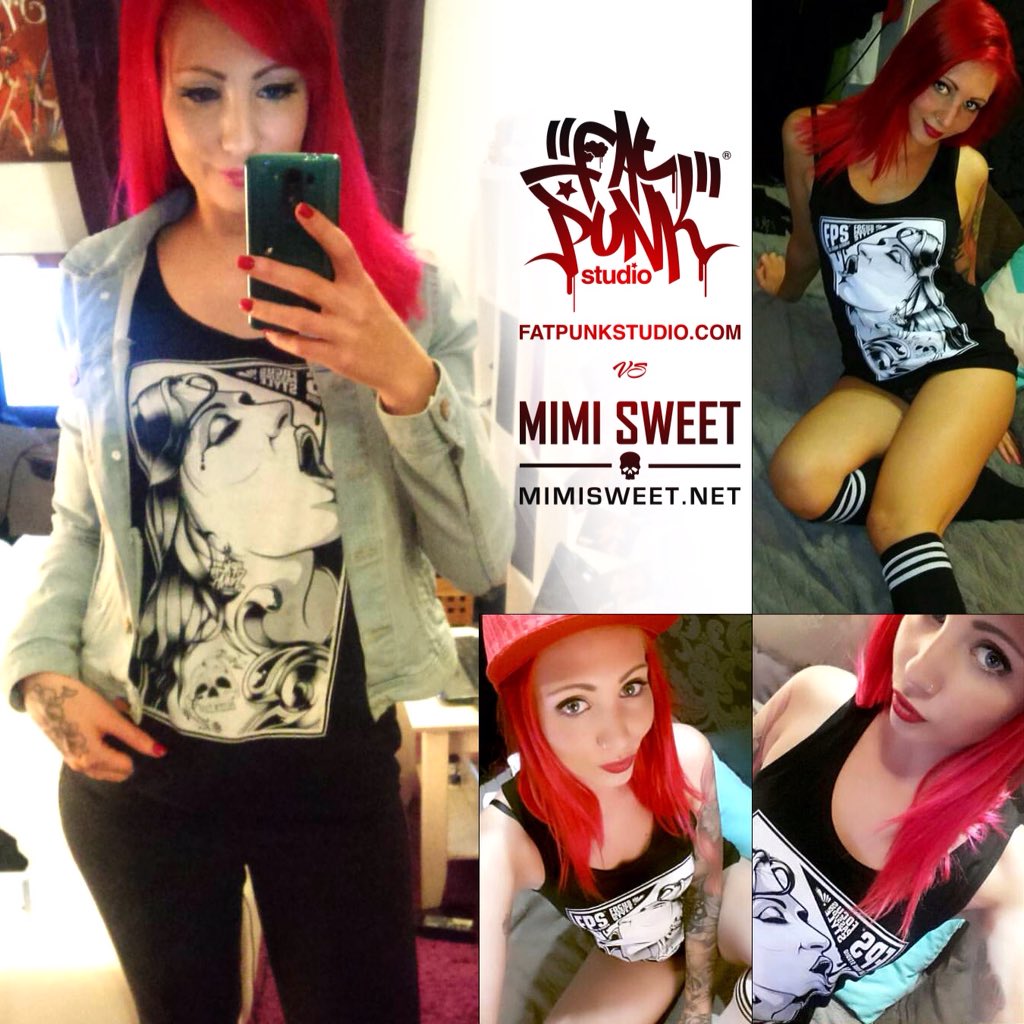 fatpunkstudio's tweet photo. Wow...Stunningly gorgeous @Mimi__Sweet rocks her FPS #Comic shirt. RT if u love 😍 https://t.co/z1fsaKJyHo https://t.co/gQZ3gcLqgT