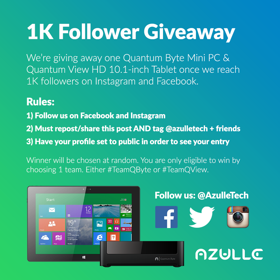 azulletech's tweet photo. Are you #TeamQByte or #TeamQView? Enter for your chance to win! #Azulle #free #giveaway #competition https://t.co/cSCt5MDjSq
