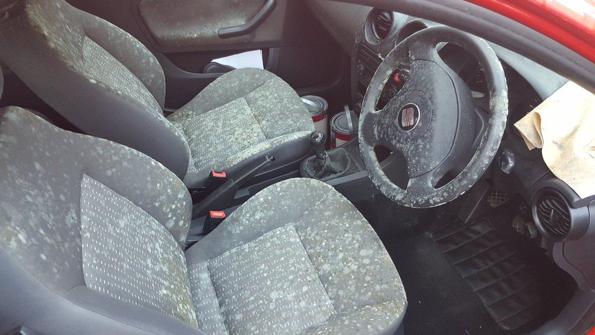 ArnottsTim's tweet image. Customer said that there was a little mold in the car