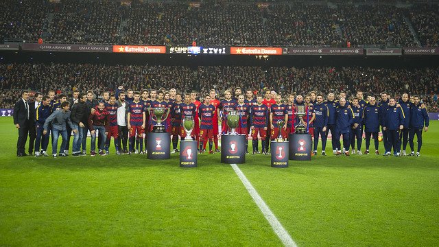 FCBarcelona's tweet photo. FC Barcelona top IFFHS Club World Ranking 2015 https://t.co/idFHU6ttmv https://t.co/Hh2r1SGqcd