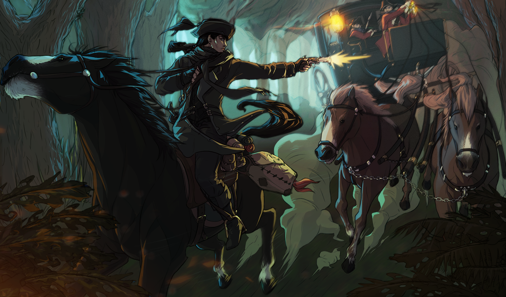 fatchancegames's tweet photo. Got our cover artwork finished! What do you guys think? #bgg #tabletop #boardgames #highwaymen #miniatures #CoverArt https://t.co/bsqs6uEviI