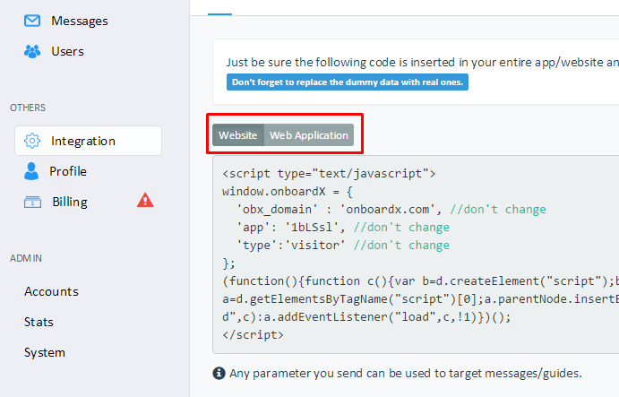 Now you can add guides (walkthoughs) even on your website (not only web apps). Enjoy!