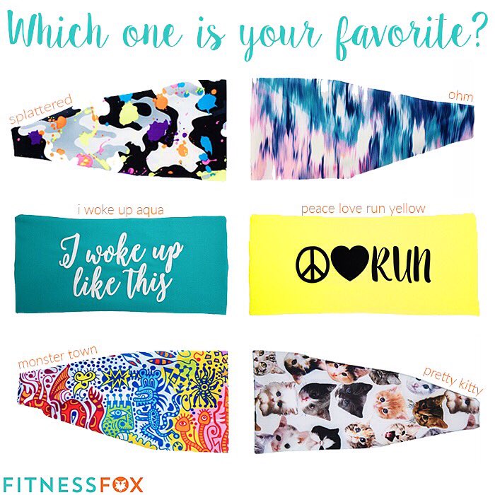 FitnessFoxBands's tweet image. Back in stock! Here are some of our faves. What's yours? :-) #headbands #fitness