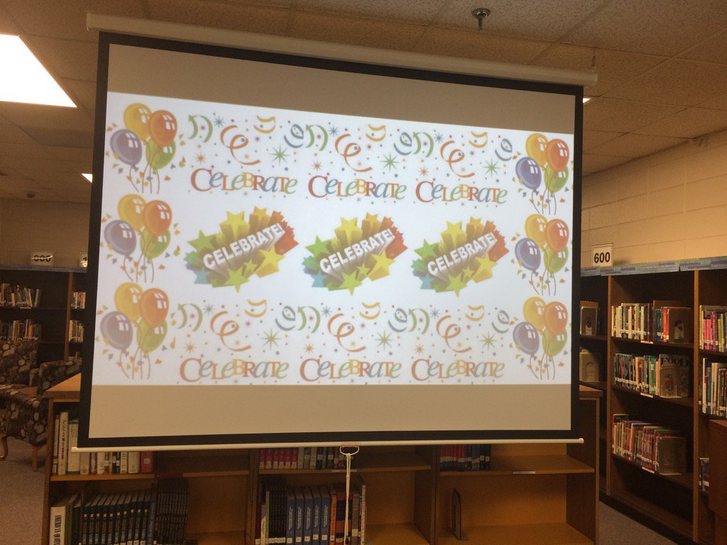 We celebrated the end of our first semester which resulted in less students failing than last year! Great job PMMS!!