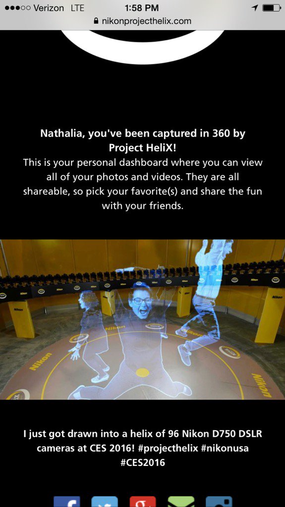 performics's tweet photo. Nikon Project Helix photo booth demo dome lined cameras create a killer 360 degree capture. #PFXCES2016 #ZOCES2016 https://t.co/mpbkhePMxO