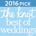 Thrilled to be voted by local brides as a 2016 pick for Best of Weddings from <a href="/theknot/">The Knot</a> !