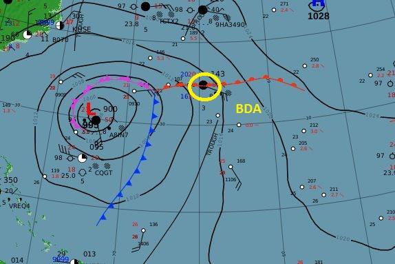 IslandsToday's tweet image. IslandsToday: IslandsToday: IslandsToday: IslandsToday: JohnMoralesNBC6: Developing Atlantic gale from the #Bermud…