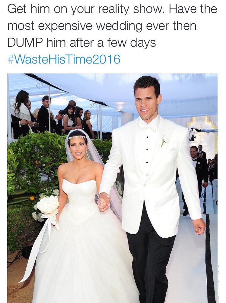 WHTtweets's tweet photo. Kim K #WasteHisTime2016 tweets 😂 https://t.co/35gmMyVhhB