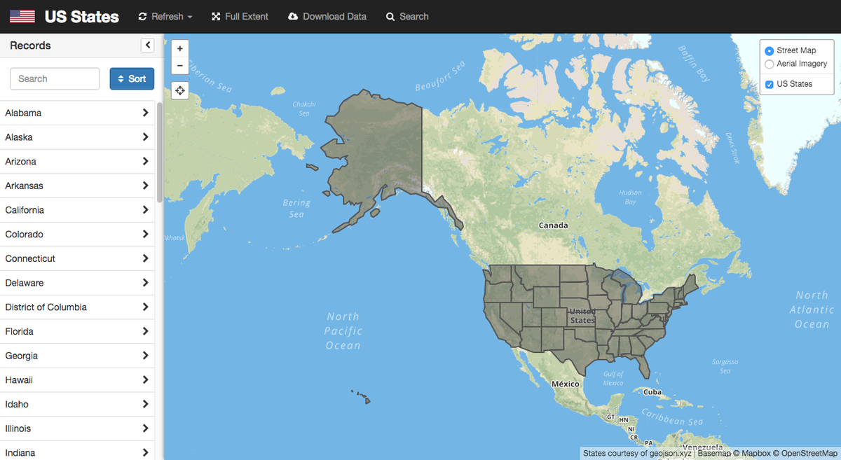 brymcbride's tweet photo. GeoJSON Share Maps https://t.co/NUMTVW3YQF. Inspired by @briantimoney's push toward simplicity. #BootLeaf no coding! https://t.co/HyroDr3G0M