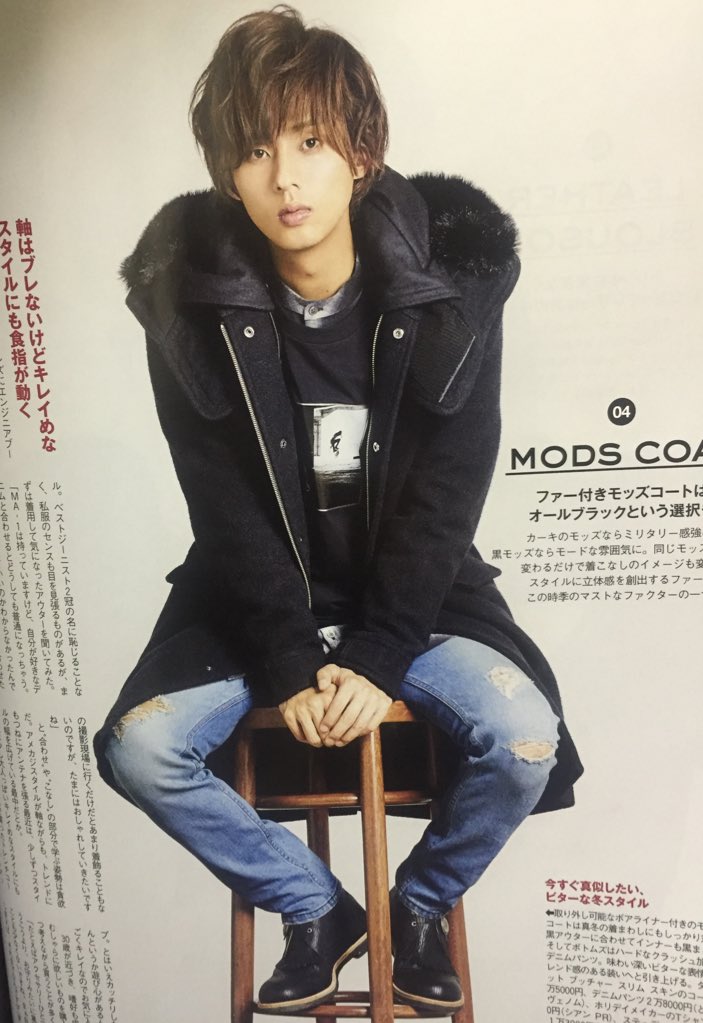 pink___kismyft2's tweet image. FINEBOYS♡藤ヶ谷太輔

黒ファーーー♡