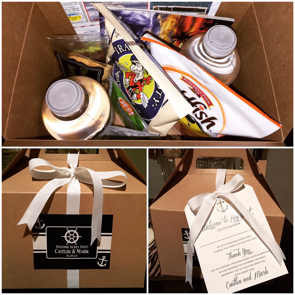 DestWedPro's tweet image. Wedding welcome boxes for Mark &amp;amp; Caitlin's guests. #greenberetwedshisbae