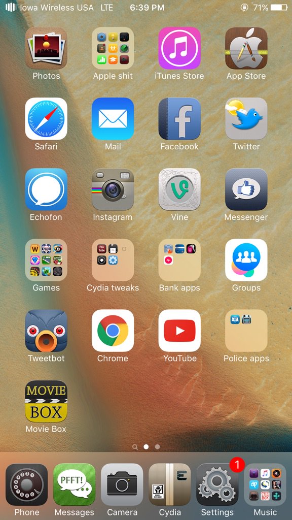 bigrich0272's tweet photo. iOS 9.2 jailbreak #teampangu #cydia #taig#pangu https://t.co/pXWT6avju7