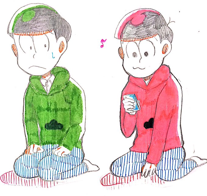 おそ松のtwitterイラスト検索結果 古い順
