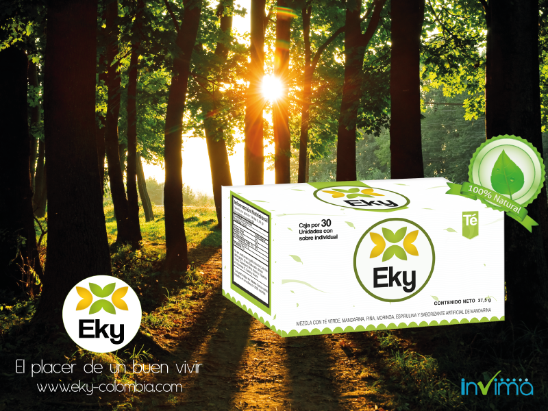 EkyColombia's tweet photo. Té Eky: Ekylibrio ideal al organismo y la salud  #Moringa  #Espirulina #ViveEky
Visítanos en https://t.co/oU4OCDeNoV https://t.co/dhtvA3xW0r