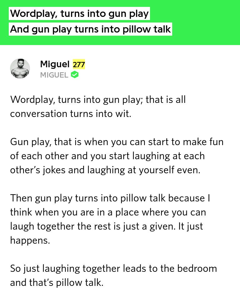 RandBGenius's tweet image. .@Miguel came through with verified annotations on #Wildheart and more!
Read them all here: genius.com/WildheartMiguel