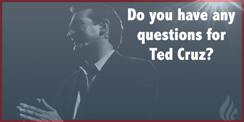 askorty's tweet photo. A lot of people are questioning @tedcruz right now. What are yours?https://t.co/QHSTH4LOco #2016election https://t.co/2eYwOslDir