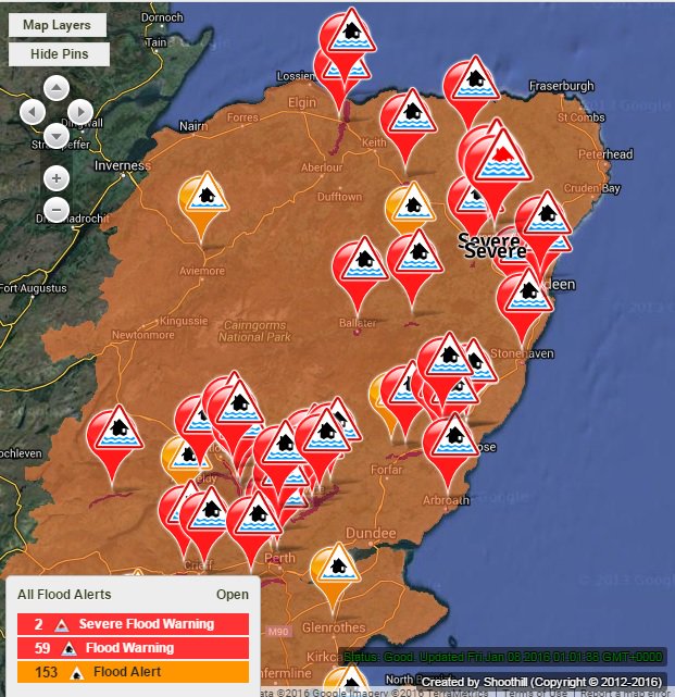 BBC Weather on Twitter "2 Severe Flood Warnings in place in
