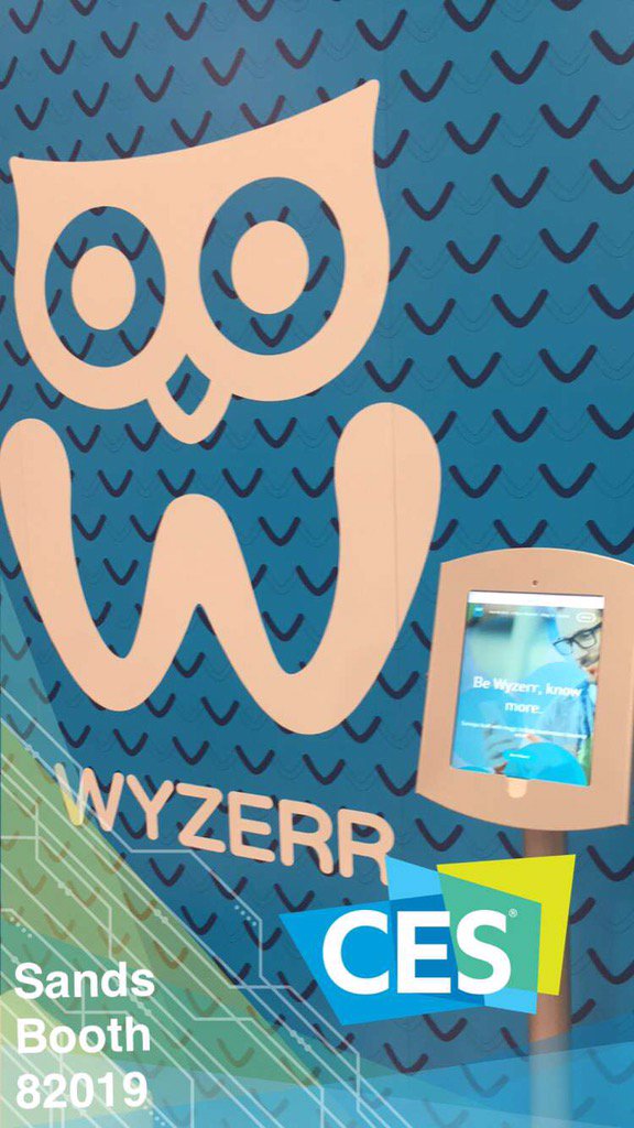 Wyzerr's tweet photo. #Hoolio made his 2016 Debut at #CES2016 and now @CES is officially #Wyzerr! Thanks again @seedstrategy! https://t.co/t34ZHySITu