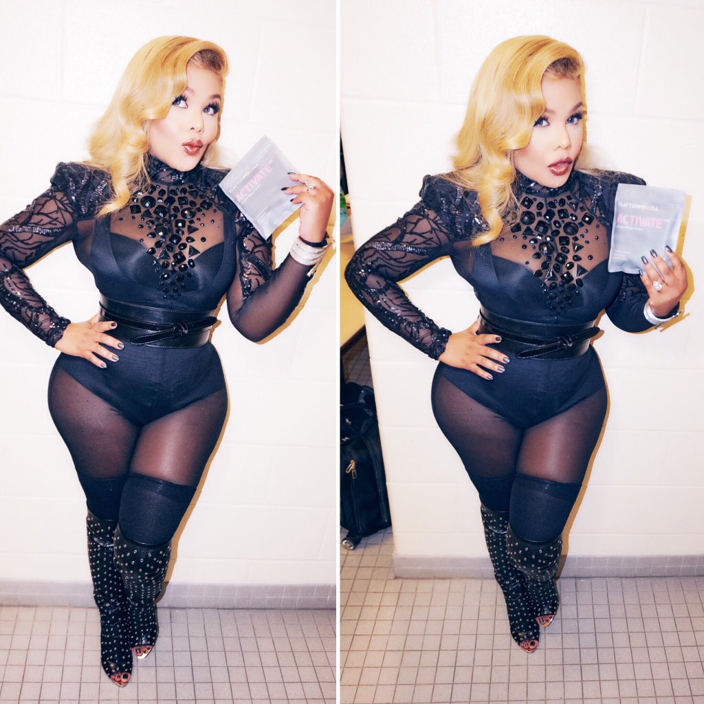 Lil Kim Debuts An Even Lighter Complexion And Hops On T...