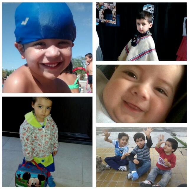 Por ustedes sigo en pie... por ustedes vivo! Los amo con locura... No me falten nunca...