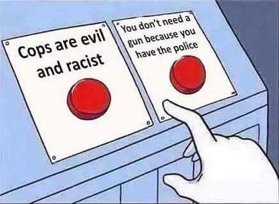 #GunsInAmerica I find it funny that the same people who are SO anti-gun are simultaneously anti and pro police