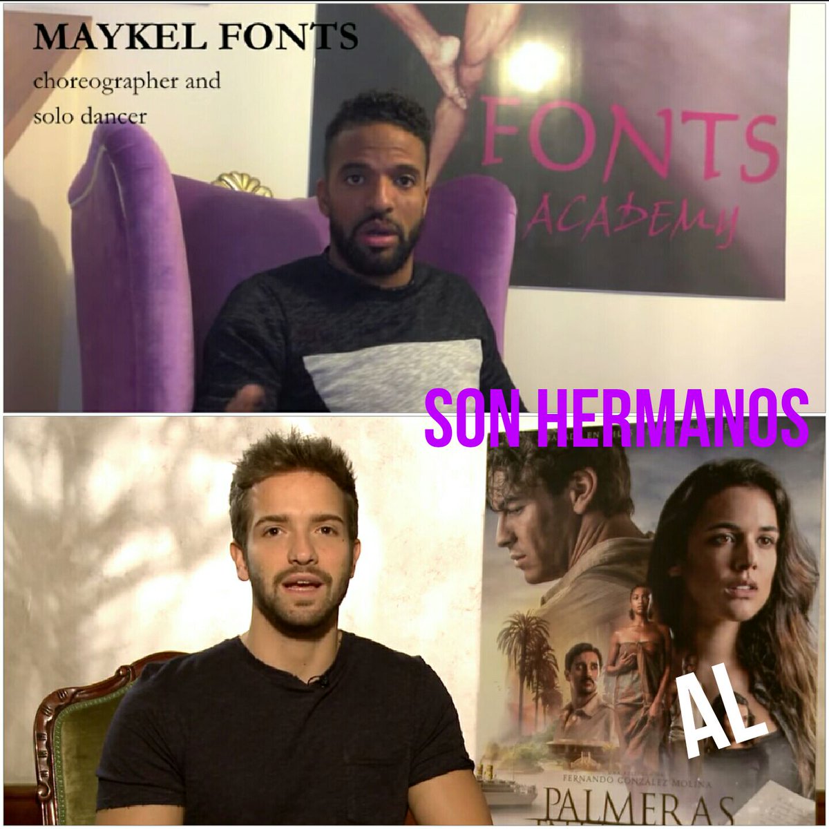 Joder me acabo de quedar loco al darme cuenta que maykel fonts es el hermano gemelo negro de Pablo alboran.